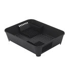 Conjunto para Pia de Cozinha 4 Peças Plástico Preto Basic&Flat Coza