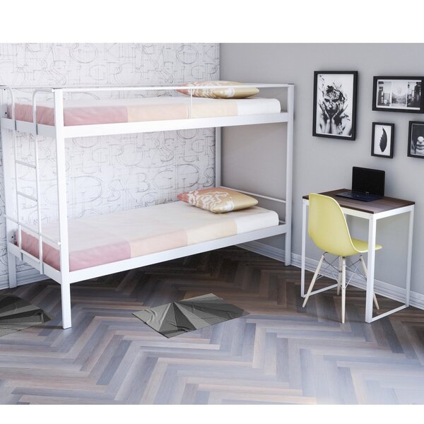 Conjunto Para Quarto 1 Beliche E 1 Escrivaninha Branco