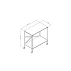 Conjunto Para Quarto 1 Beliche E 1 Estante Com Rodizios 2 Pra