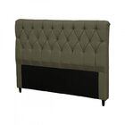 Conjunto Para Quarto Casal Com Cabeceira Suede Viena E Calçad