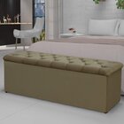 Conjunto Para Quarto Casal Com Cabeceira Suede Viena E Calçad