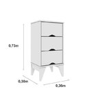 Conjunto Para Quarto Com Guarda Roupa Cama Solteiro E Mesa De