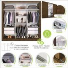 Conjunto Para Quarto Com Guarda Roupa E Cabeceira Sallêto Móv