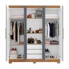 Conjunto Para Quarto Com Guarda-roupa Nt5190 E Cômoda Nt5185