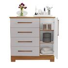 Conjunto Para Quarto Com Guarda-roupa Nt5190 E Cômoda Nt5185