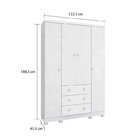 Conjunto Para Quarto De Bebê Com Berço Mini Cama Cloe E Guard