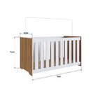 Conjunto Para Quarto De Bebê Com Berço Moisés E Cômoda 2 Gave