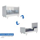 Conjunto Para Quarto De Bebê Com Cômoda Berço E Prateleira Re