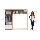 Conjunto Para Quarto De Bebê Com Guarda-roupas E Berço Americ