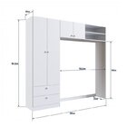 Conjunto Para Quarto De Bebê Com Guarda-roupas E Berço Com Co