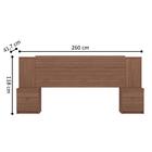 Conjunto Para Quarto De Casal Completo Abdull Jatobá