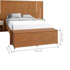 Conjunto Para Quarto De Casal Completo Corsa Cedro