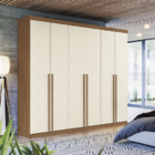 Conjunto Para Quarto De Casal Completo Tamila Jatobá Areia