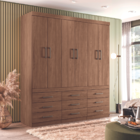 Conjunto Para Quarto De Casal Completo Toronto Jatobá