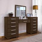 Conjunto Para Quarto De Cômodas E Penteadeira Floratta Malbec