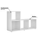 Conjunto Para Quarto Infantil Bki 06 Com Estante E Criado-mudo