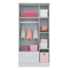 Conjunto Para Quarto Infantil Brighton Cinza Acetinado