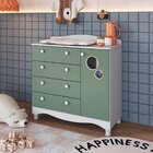 Conjunto Para Quarto Infantil Com Guarda-roupa E Cômoda Troca