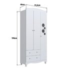 Conjunto Para Quarto Infantil Com Guarda-roupa E Cômoda Troca