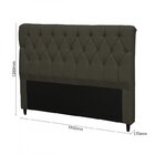 Conjunto Para Quarto King Com Cabeceira Suede Viena E Calçade