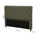 Conjunto Para Quarto Queen Com Cabeceira Suede Viena E Calçad