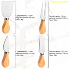 Conjunto Para Queijo Com Suporte 4 Peças Unyhome Ud15091