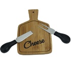 Conjunto Para Queijo Em Bambu 3 Peças Dynasty 26797