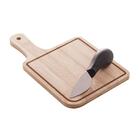 Conjunto Para Queijo Lyor De Bambu Natural 12cm X 20cm