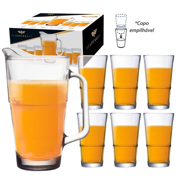 Conjunto Para Refresco Empire 7 Peças - Ruvolo - Incolor