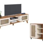 Conjunto Para Sala Com Rack E Buffet Charlotte Artely