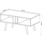 Conjunto Para Sala De Estar 04 Peças Tecno Mobili