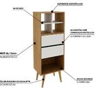 Conjunto Para Sala De Estar 04 Peças Tecno Mobili