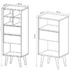 Conjunto Para Sala De Estar 05 Peças Tecno Mobili