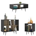 Conjunto Para Sala De Estar 1 Mesa Lateral 1 Mesa De Centro 1