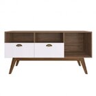 Conjunto Para Sala De Estar 2 Rack Para Tv Até 65 Polegadas C