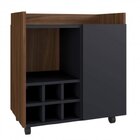 Conjunto Para Sala De Estar Aparador Cachepô E Bar