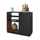 Conjunto Para Sala De Estar Aparador Cachepô E Bar