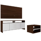 Conjunto Para Sala De Estar Br 399-brv Móveis - Branco / Cast