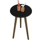 Conjunto Para Sala De Estar Com Mesa De Centro E Mesa Lateral