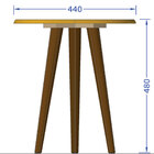 Conjunto Para Sala De Estar Com Mesa De Centro E Mesas Latera