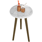 Conjunto Para Sala De Estar Com Mesa De Centro E Mesas Latera