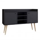 Conjunto Para Sala De Estar E Rack Para Tv Até 65 Polegadas E