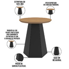 Conjunto Para Sala De Estar Mesa De Centro E Mesa De Canto Fe