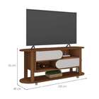 Conjunto Para Sala De Estar Mundi Com Rack Para Tv Até 65 Pol