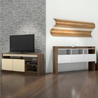 Conjunto Para Sala De Estar Rack E Aparador Estilare