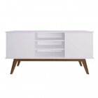 Conjunto Para Sala De Estar Rack E Buffet 3 Portas Elegance B