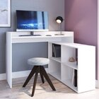 Conjunto Para Sala De Estar Rack E Escrivaninha Multiuso 4 Ni