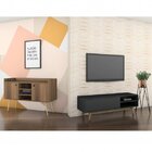 Conjunto Para Sala De Estar Rack Para Tv Até 48 Polegadas E B