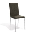 Conjunto Para Sala De Jantar 1 Mesa Loire Tampo De Vidro Reta