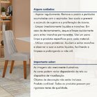 Conjunto Para Sala De Jantar 4 Cadeiras Estofadas Luar Frassi